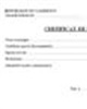 Formulaire du certificat de non fonction